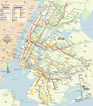 Subway Map of New York