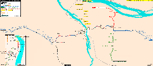Transit Map of Portland, OR