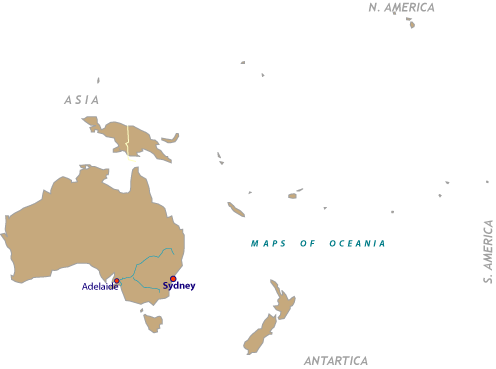 Maps of Oceania