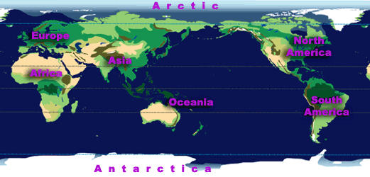 Ecosystem Map of the World